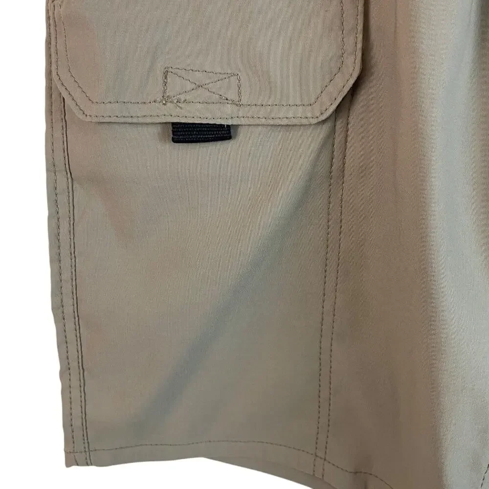 Wrangler Khaki Color Youth Cargo Shorts Size14